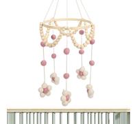 Baby Mobile Toy, Bedside Wind Chime, 23.62x7.68 inches, Hangable Bell Decoration, Soft Overhead Play Accessory, Ideal for Bassinet Setup, Playpen Entertainment, Nursery Room, Girls Boys Bedroom