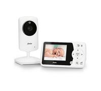 Alecto DVM-64 - Babyphone con telecamera, 2.4"-Farbdisplay, bianco
