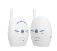 Baby Monitor Audio con Portata Fino a 1.000 Piedi, Avviso Sonoro con Vibrazione, Citofono con Risposta e Luce Notturna, Monitoraggio e Avviso, Monitor per Bambini Wireless (Spina