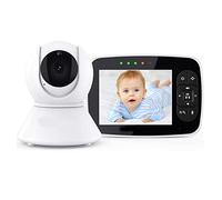 Baby Monitor, Baby Monitor con fotocamera e audio, Display da 3,5 pollici 360 gradi 1080P Camera Visione notturna Due Way Talk Lullaby 960 Piedi Gamma 2.4GHz Trasmissione Wireless VOX Mode.