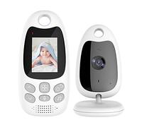 Baby Monitor, Display da 2'', Baby Monitor Video a 2,4 GHz con Videocamera e Audio, Visione Notturna, Conversazione a 2 Vie, Temperatura, 8 Ninne Nanne e Baby Camera Monitor con Raggio di 900(#1)