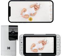 KODAK Cherish C525P - Monitor video intelligente per bambini, video di qualità per controlli rapidi e sicuri, lunga durata della batteria durante la notte e i sonnellini