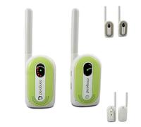 Baby monitor istinto materno per bambini fino a 1,3 km di portata, ricevitore con clip da cintura, colorazione:verde