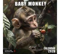 Baby Monkey Calendar 2026: Tiny Tree-Dwellers Swinging Through the Canopy