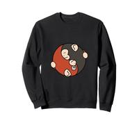 Baby Monkey Punch abbraccia Il Giocattolo Mentre Dorme nello Felpa
