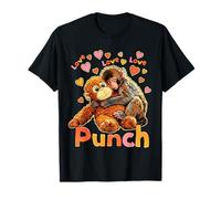 Baby Monkey Punch Mama Monkey Toy Hot Hug Team Punch Maglietta
