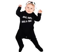 Baby Moo's | Milk, Naps, Rock & Roll | Rock'n'Roll inspired ideale come regalo per il primo compleanno per bambini e neonati