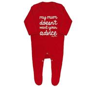 Baby Moo's | Tutina per Bambini Divertente per Ragazzi o Ragazze | Nuova novità My Mum Doesn't Want Your Advice Pagliaccetto per Bambini | Baby Shower, Vestiti per Bambini Primo Regalo di Compleanno