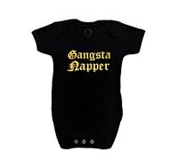 Baby Moo's UK - Tutina per bambini e bambine, motivo: musica hip hop, per neonati o genitori, 3-6 mesi