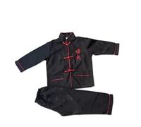 Baby N For Boys Kids Tradizionale Chinese Wing Chun Arts Set Fascia, Nero , 16 anni