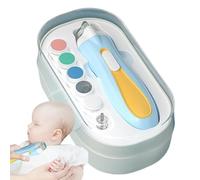 Baby Nail Clippers, Professional Nail with Dust Cover, Rechargeable Automatic File, Fingernail Clippers with LED Light, Type C Charging, for Beauty Personal Care