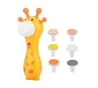 Baby Nails Care Electric File Trimmer with Light Quiet Operate Compact Design 2 Speed Settings Grooming Essential Quiet Nails Grinder for Sensitive Skin Care