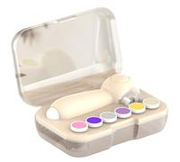 Baby Nails Trimmer Elettrico Unghie Del Bambino Forbici Sicuro Del Bambino Unghie File Kit Con 6 Cuscinetti di Ricambio Trim Polish Grooming Kit