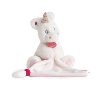 Baby Nat BN0320 - Peluche unicorno con fazzoletto, 30 cm, colore: Bianco/Rosa