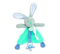 BABY NAT BN0614 - Peluche a forma di ciuccio coniglio, colore: Blu