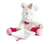 Baby Nature BN0321 - Peluche a forma di unicorno, 30 cm, colore: Bianco/Rosa