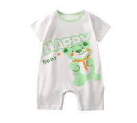 Baby Neonato Pagliaccetto Tutine per neonati Jumpsuit Cartone Animato Tutina Stampa Carina Body Tessuto Anallergico Neonata Bebè