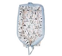 Baby nest cuscino riduttore per lettino, riduttore per culla, bozzolo riduttore per lettino, letto riduttore culla o nido riduttore reversibile.Vari modelle disponibili (Tipis e piume)