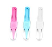 Baby Nose Pinzette, 3 Pcs Plastica Pinzette Nasali per Bambini, Strumento per la Pulizia del Bambino Naso, Pinzetta di Sicurezza con Testa Tonda, Soluzione Intelligente per Bambino Moccio