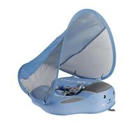 Baby nuoto galleggiante con baldacchino, fondo piscina bambino nuoto anello allenamento nuoto con cinghia aderente per ragazze ragazzi | Baby Pool Float, piscina galleggiante non in