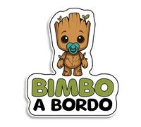 Baby on Board adesivo auto, Bimbo a Bordo per auto, Bambino Supereroe, Bebe a Bordo Adesivo Resistente agli UV e Impermeabile