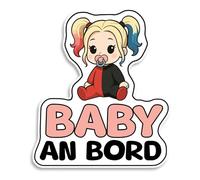 Baby on Board - Adesivo per auto, motivo: ribelli, resistente alle intemperie e ai raggi UV