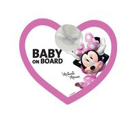Disney Cartello Bimbo A Bordo A Ventosa Con Grafiche Disney Minnie Mouse B_0002_