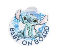 Tataway Baby On Board Stitch - Cartello Auto con Ventosa - Design Disney Adorabile - Sicurezza per il Tuo Bambino