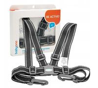 BabyOno Be Active Safety Harness First Steps cinghie di sicurezza per bambini Black 6 m+ 1 pz