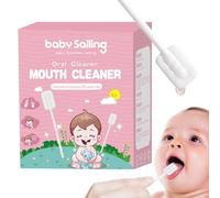 Baby Oral Cleaner, 30 garze pulisci lingua e gengive, portatile, flessibile, per la cura della lingua, della bocca e dei denti del bambino