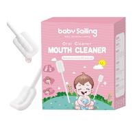 Baby Oral Cleaner - Bastone per la pulizia delle gengive e delle gengive, 30 pezzi, per pulire la lingua e la lingua | Comodo spazzolino portatile, efficace per la cura della lingua e dei denti del