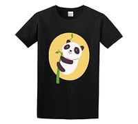 Baby Panda Hugging An Eucalyptus Plant Jacob Zelazny Transparent Unisex 100% Cotton Short-Sleeve T-Shirts Black L