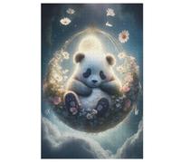 Baby Panda Puzzle Games for Adults E Bambini - for Creativity And Mindfulness - Challenging Jigsaw Puzzles 1000 Pezzi for Family 78×53cm