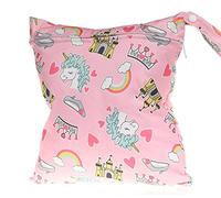 Baby pannolini impermeabile con cerniera borsa riutilizzabile borsa