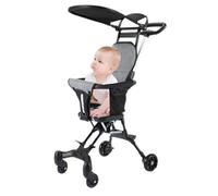 BABY Passeggine | Passeggino Compatto Da 90 Cm | sistem Di Viaggio Compatto | BUNGGY POLTIBILE TODDLER Con Sedile A Due Vie E Copertura Rimovibile, Luce E Stabile In Alluminio, Ideale Per I Viaggi E