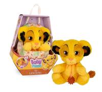BABY PAWS Simba, Cucciolo Interattivo di Peluche per Bambini con Suoni che Apre e Chiude gli Occhi, include una Borsetta-Copertina, Giocattolo per Bambini dai 3 Anni in su