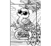 BABY PEACOCK COLORING BOOL.