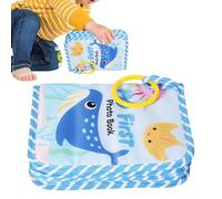 Baby Photo Album - Soft Cloth Memory Book for Infanted Keepsake | Baby’s First Photo Album with Mirror, Souvenir Picture Holder Ideal for Parents, Newborns Birthday Family Memory, 16x11.5cm Multicolor