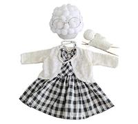 Baby Photo Clothes Outfit Fotografia Puntelli Capelli Finti Perle Collana di Perline Vestito Maglione Crochet Tool Set