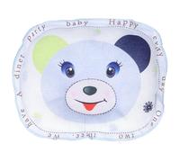 Baby Pillow Breathable Bear Shaped Newborn Flat Head Shaping Neck Support Pillow for SleepingBlue