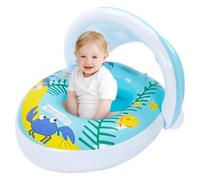Baby Piscina Nuoto Pneumatici-Toddler Anello Di Nuoto | Baby Nuoto Pneumatici con Baldacchino | Anello Di Nuoto Aufblatable per Ragazzi E Ragazze Di Età Da 1 A 5 Anni, Estate | Bagno, All'aperto,