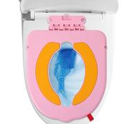 Baby Potty Training Seat, Folding Toddler Toilet Seats with Non-Slip Handles and Suction Cups, Compact Potty Training Pad for Kid Boys Girls Children for Bathroom, Travel, Home, Car