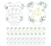 Baby Predictions and Advice Cards, Neutral Prediction Kit, Funny Planning Game for Parents to Be, 5.31x5.91 Inches, Family, Guests, Girl, Boy, Party, Baby Shower, Graduation