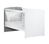 BABY PRICE Culla 70 x 140 cm | Culla per bambini con sbarre regolabile in altezza in 3 posizioni | Collezione Big Bed Leaf | Scalabile in culla per bambini | Made in France | Babyprice by Sauthon