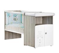 Baby Price - Letto evolutivo combinato per neonati, motivo "Orsacchiotto", da 120 x 60 cm a 90 x 190 cm