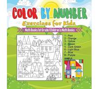 Baby Professor Color by Number Exercises for Kids - Math Book (Copertina rigida)