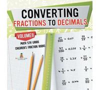 Baby Professor Converting Fractions to Decimals Volume II - M (Copertina rigida)