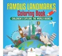 Baby Professor Famous Landmarks Coloring Book Children's Explore the (Tascabile)
