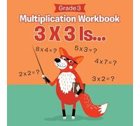Baby Professor Grade 3 Multiplication Workbook 3 X 3 Is... (Math Boo (Tascabile)