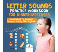 Baby Professor Letter Sounds Practice Workbook for Kindergarteners - (Tascabile)